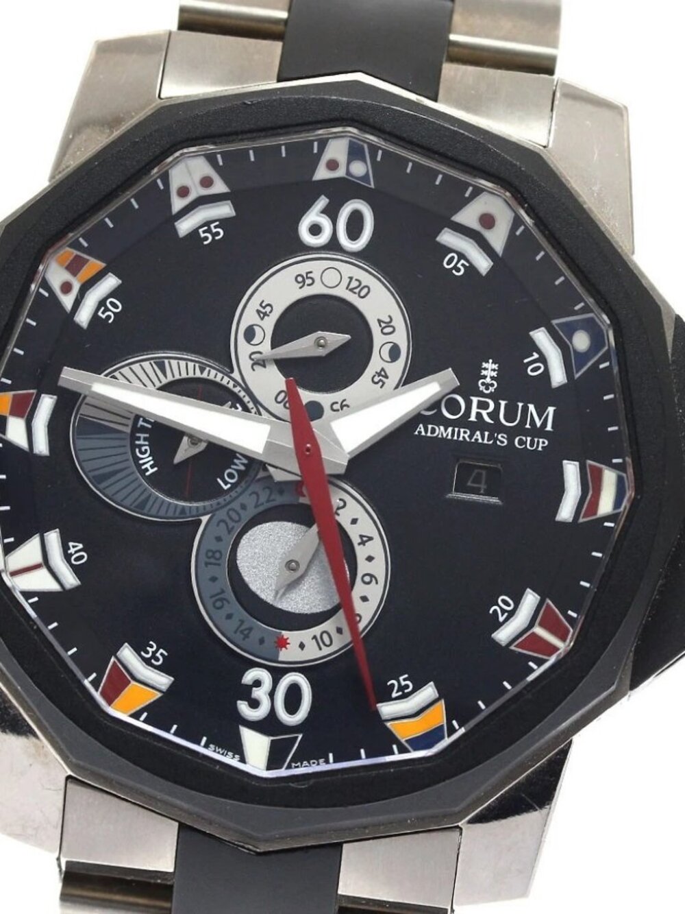 CORUM Admiral's Cup Male 48 01.0005 black Dial Automatic Men's Watch_891608